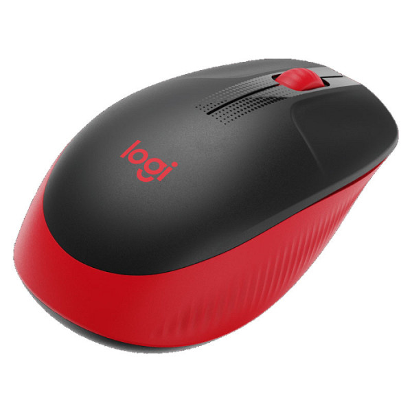 LOGITECH M190 brezžična optična rdeča miška
