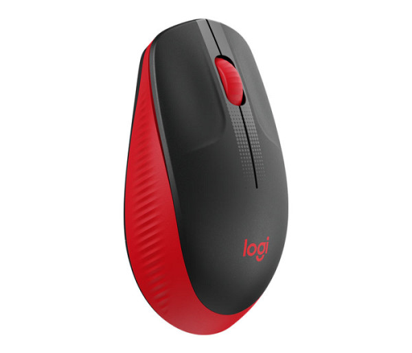 LOGITECH M190 brezžična optična rdeča miška