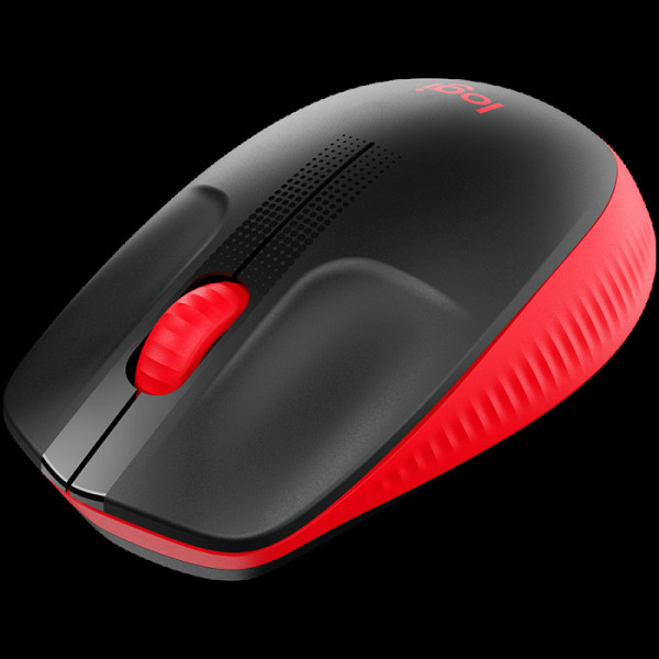 LOGITECH M190 brezžična optična rdeča miška