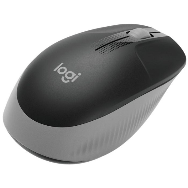 LOGITECH M190 brezžična optična siva miška