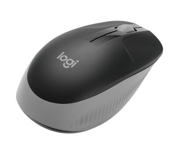 LOGITECH M190 brezžična optična siva miška