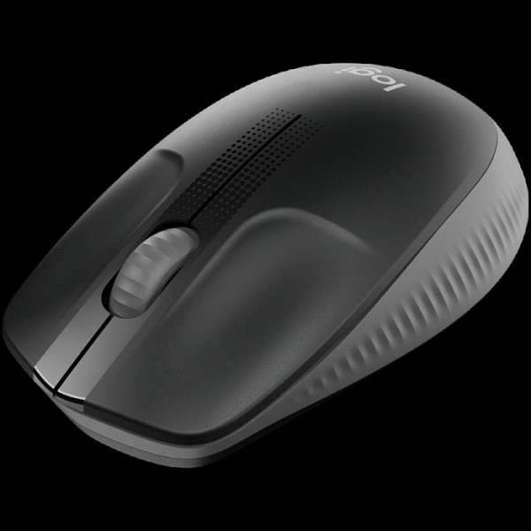 LOGITECH M190 brezžična optična siva miška