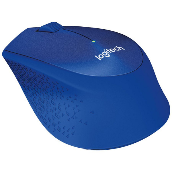 Miška Logitech M330 Silent Plus, modra