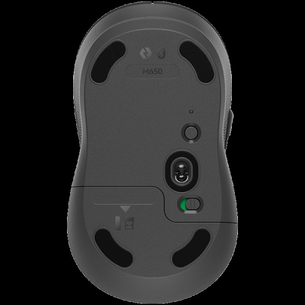 LOGITECH M650 brezžična optična črna miška