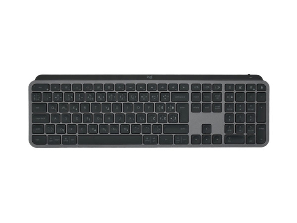 LOGITECH MX Keys S USB-C/BT brezžična osvetljena črna slo tisk naslon za zapestje + miška MX Master 3S + tipkovnica