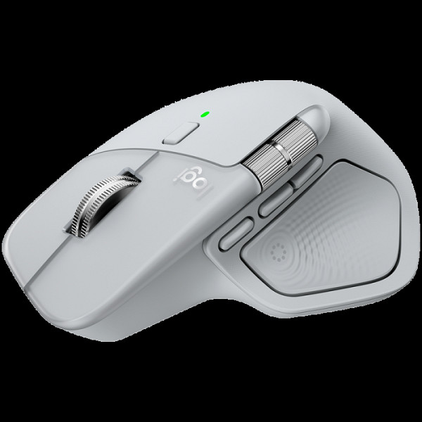 LOGITECH MX Master 4 brezžična Bluetooth USB Bolt Darkfield laser svetlo siva miška