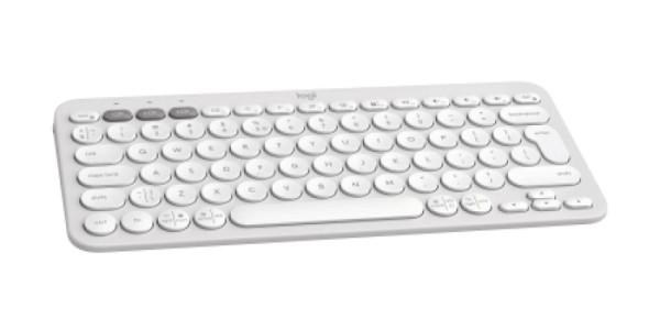 Tipkovnica Logitech Pebble Keys 2 K380s Multi-Device, bela, SLO g.