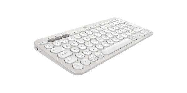 Tipkovnica Logitech Pebble Keys 2 K380s Multi-Device, bela, SLO g.