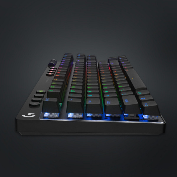 LOGITECH PRO X TKL LIGHTSPEED brezžična RGB Tactile mehanska gaming slotisk črna tipkovnica