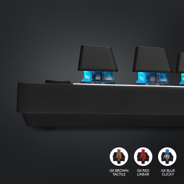 LOGITECH PRO X TKL LIGHTSPEED brezžična RGB Tactile mehanska gaming slotisk črna tipkovnica