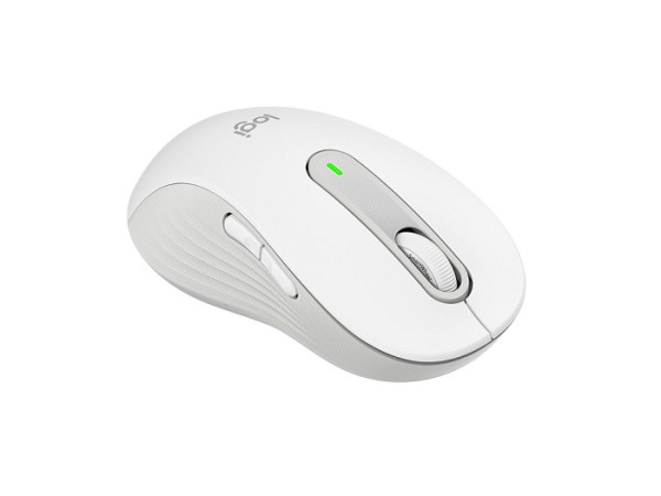 Miška Logitech Signature M650, velikost L, Bluetooth, LEFT,  bela