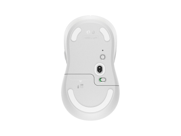 Miška Logitech Signature M650, velikost L, Bluetooth, LEFT,  bela