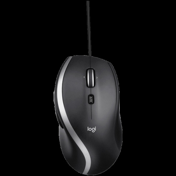 Miška Logitech M500s, črna, USB