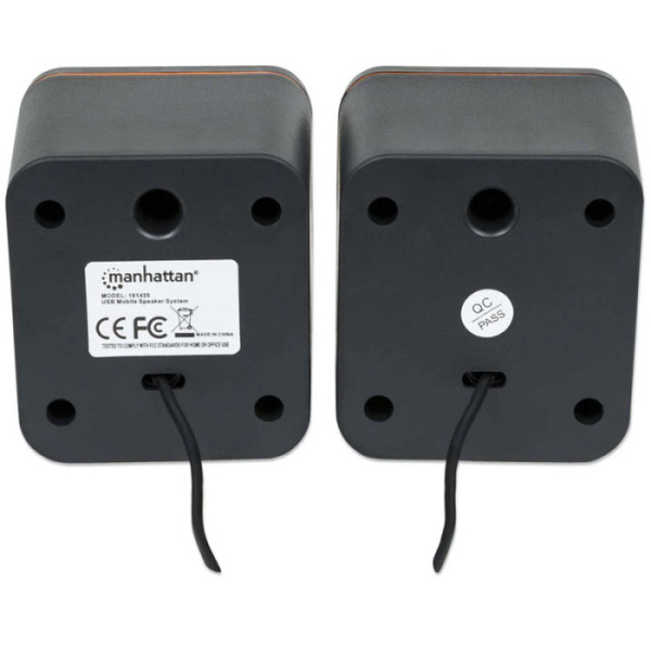 MANHATTAN 2600 2.0 6W USB 3.5mm črni zvočniki
