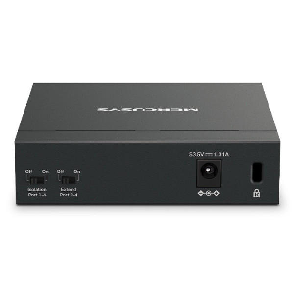 MERCUSYS MS105GP 5-port Gigabit (4x PoE+) RJ45 mrežno stikalo switch