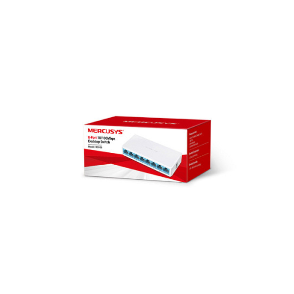 MERCUSYS MS108 8-port 10/100Mbps RJ45 mrežno stikalo switch