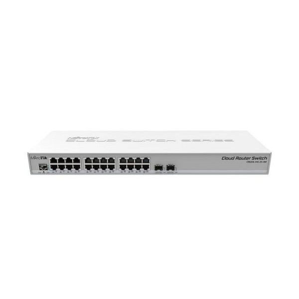 MIKROTIK Cloud Router Switch CRS326-24G-2S+RM 26-port 24x Gigabit RJ45 2x SFP+ Dual boot mrežno stikalo-switch