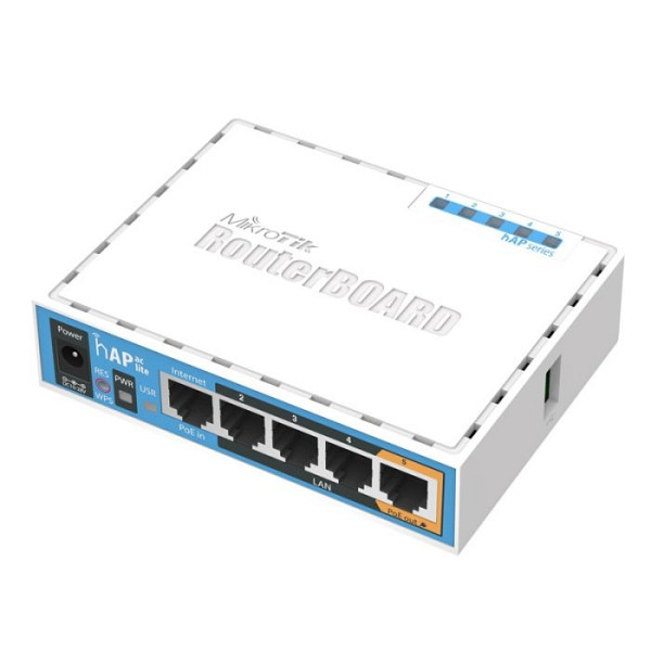 MIKROTIK hAP ac lite RB952Ui-5ac2nD Dual Band PoE 5-port brezžična dostopna točka