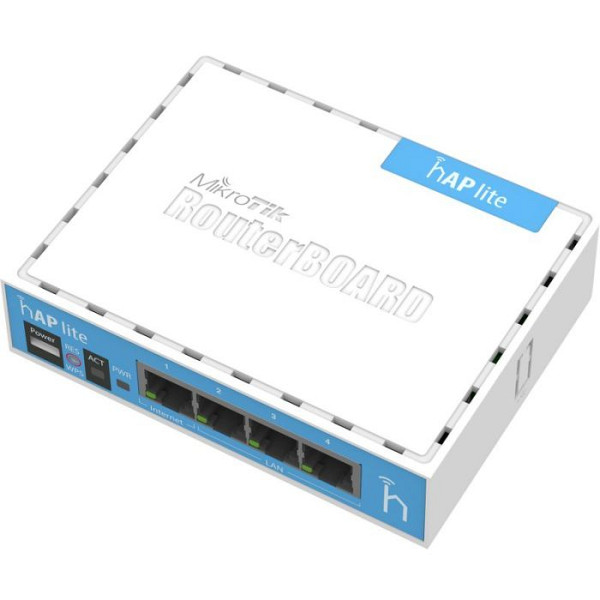 MIKROTIK hAP lite classic RB941-2nD 2.4ghz 4-port brezžična dostopna točka