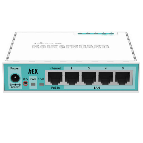 MIKROTIK hEX RB750GR3 5-port Gigabit usmerjevalnik-router