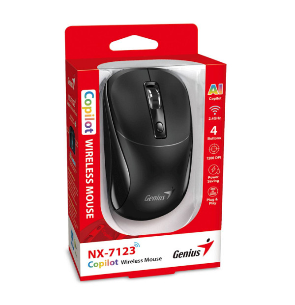 Miška Genius Copilot NX-7123 črna