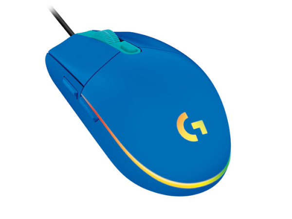 LOGITECH G102 LIGHTSYNC Corded Gaming Mouse - BLUE - USB - EER