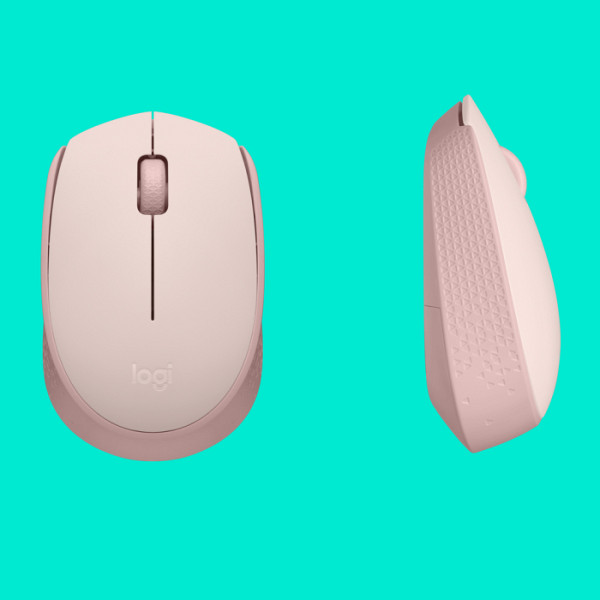 Miška Logitech M171 Wireless, roza