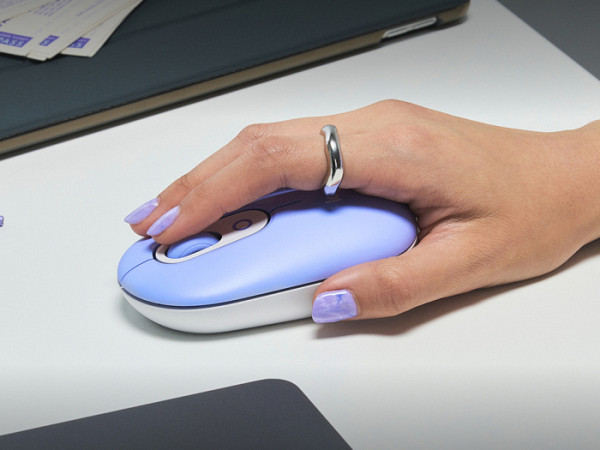 LOGITECH POP Mouse with emoji - LILAC - BT  - EMEA28i-935 - FY25,TERRA