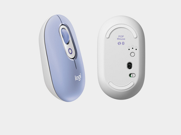 LOGITECH POP Mouse with emoji - LILAC - BT  - EMEA28i-935 - FY25,TERRA