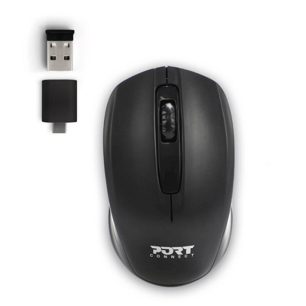 Miška Port WL, USB-A / USB-C