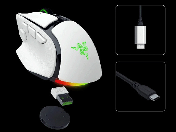 Miška Razer Basilisk V4 Pro, bela