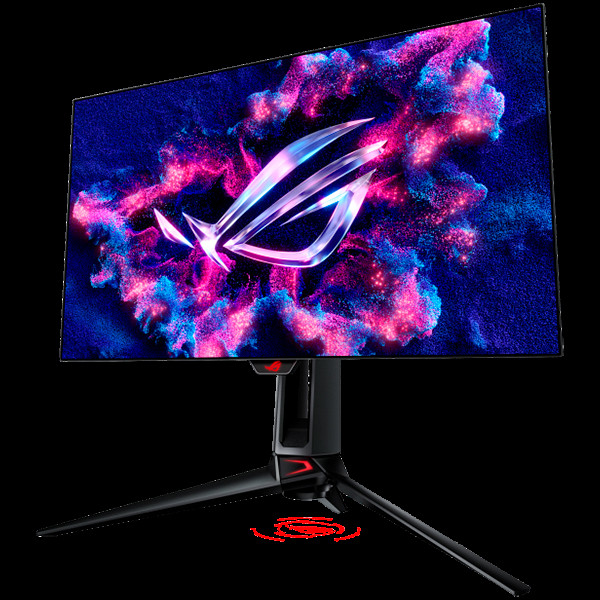 Monitor 26.5'' (67 cm) QHD OLED, 480Hz, HDR10, 2x HDMI, DisplayPort, zvočniki, ASUS ROG Swift PG27AQDP