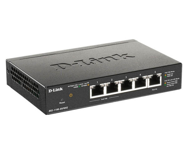 Mrežno stikalo D-link DGS-1100-05PDV2