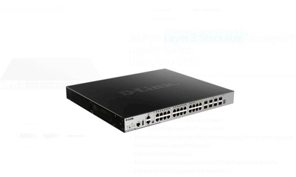 Mrežno stikalo D-link DGS-3630-28PC/SI