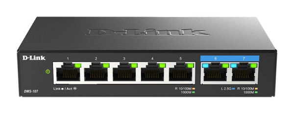 Mrežno stikalo DMS-107 2,5 Gbps