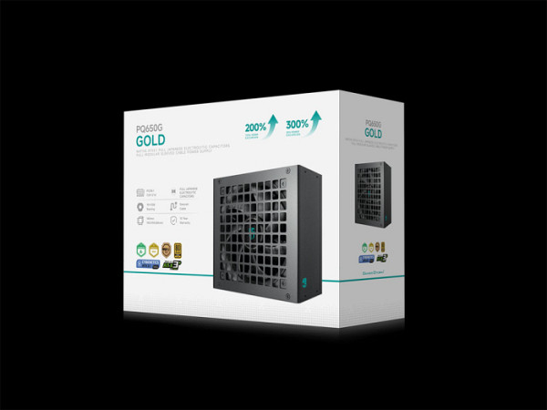 Napajalnik ATX Gamer Storm by DeepCool PQ650G, 650W, Modularen, ATX 3.1, 12V-2×6, 80PLUS Gold