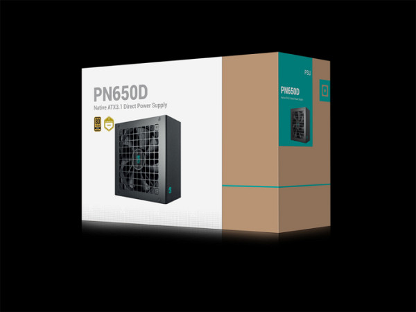 Napajalnik ATX Gamer Storm by DeepCool PN650D V2, 650W, 12V-2x6, 80 PLUS Gold, črn