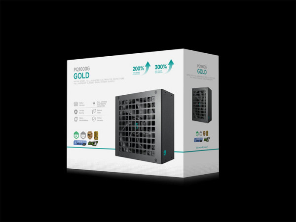Napajalnik ATX Gamer Storm by DeepCool PQ1000G, 1000W, Modularen, ATX 3.1, 12V-2×6, 80PLUS Gold