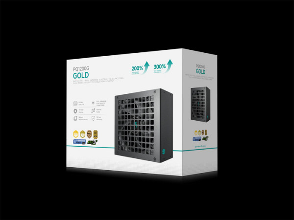 Napajalnik ATX Gamer Storm by DeepCool PQ1200G, 1200W, Modularen, ATX 3.1, 12V-2×6, 80PLUS Gold