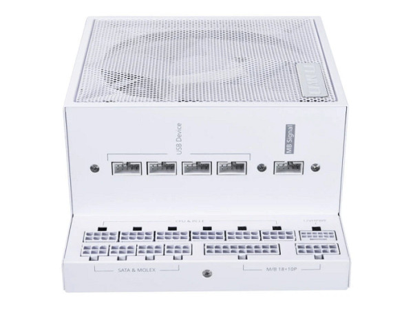 Napajalnik ATX Lian Li EDGE 850W, 80 PLUS Gold, 12VHPWR, Modularni, bel