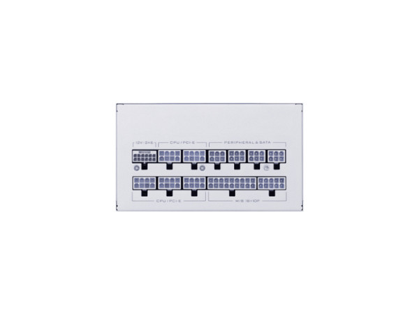 Napajalnik ATX Lian Li SX 1200W, 80PLUS Platinum, PCIe 5.1, ATX 3.1, Modularni, bel, SX1200P