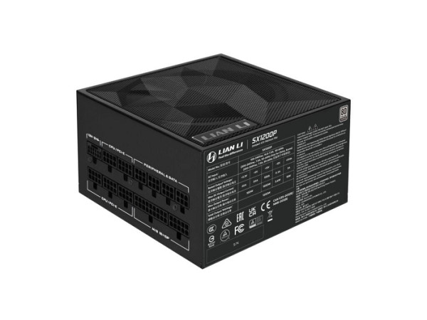 Napajalnik ATX Lian Li SX 1200W, 80PLUS Platinum, PCIe 5.1, ATX 3.1, Modularen, črn SX1200P