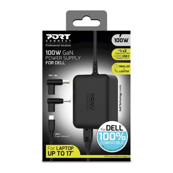 Napajalnik PORT GaN 100w /Dell EU