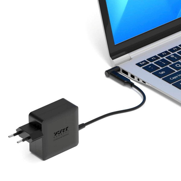 Napajalnik PORT GaN 65W plug in univerzalni EU