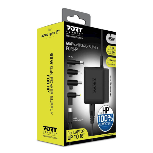 Napajalnik PORT GaN 65W za HP