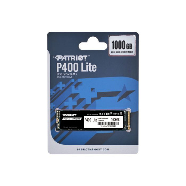 Patriot P400 Lite 1TB M.2 NVMe SSD PCIe Gen 4 x4