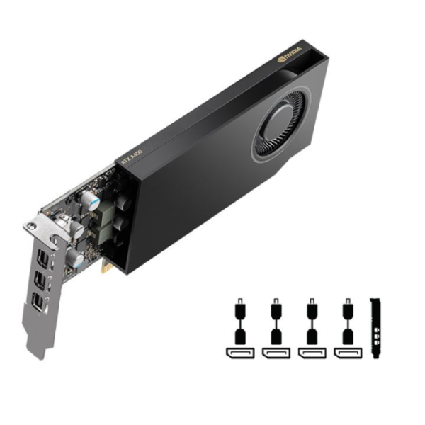 PNY RTX A400 4B GDDR6 VCNRTXA400-PB low profile profesionalna grafična kartica