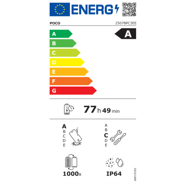 POCO C85 pametni telefon 8/256GB, črn