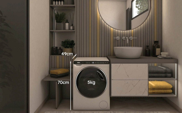 Pralni stroj HAIER HW50-BP12307U1-S, 5 kg, A