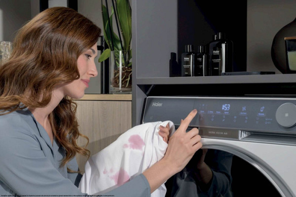 Pralni stroj HAIER HW90-B14387TU1-S, 9 kg, A-25%